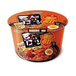 [팔도] 틈새라면 매운김치 큰컵  105g 16개
