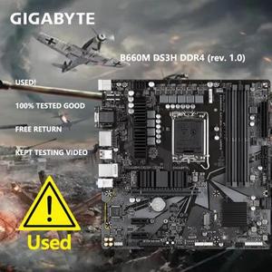 GIGABYTE B660M DS3H AX DDR4 마더보드, 인텔 칩셋용 마이크로