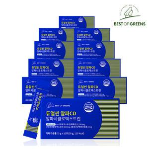 베스트오브그린 듀얼씬 알파CD 알파시클로덱스트린 10포 x 10박스
