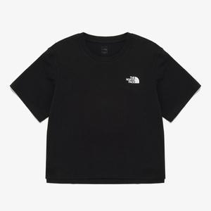 갤러리아 여성 코튼 베이직 반팔 라운드티 NT7UQ45A (BLK) - NT7UQ45