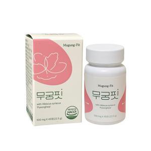 무궁핏 정 무궁화 평화 22.5g 500mg x 45정 1개 안토시아닌 뷰티푸드