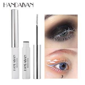 HANDAIYAN 화이트 마스카라 속눈썹 컬링 리퀴드 펜 아이 메이크업 두꺼운  도구 연장 컬러 브러시