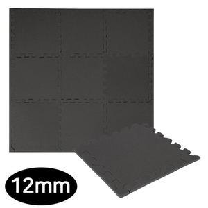 [MEM11900_53DZ]EVA 퍼즐매트 블랙 헬스매트 12mm 31x31cm