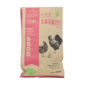 스마트 토종닭 플러스 펠렛 20kg 큰 닭사료 펠리코
