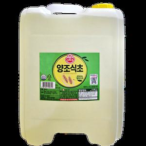 오뚜기 양조식초 15리터 대용량 발효식초 말통