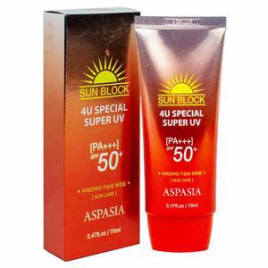아스파시아 4U 스페셜 수퍼 UV 선크림 70ml SPF50 PA+++(신)