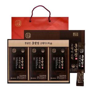 [기타]한삼인 6년근 홍삼진 굿데이스틱 30포 + 쇼핑백