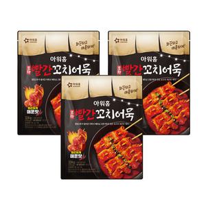 아워홈 포차 빨간꼬치어묵 화끈하게 매운맛, 324g, 3개