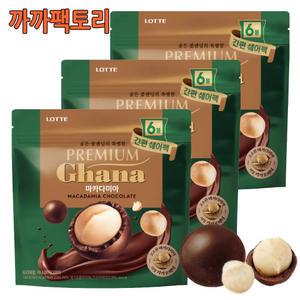 프리미엄 가나 마카다미아 쉐어팩(6입)144g x 3봉 초콜릿