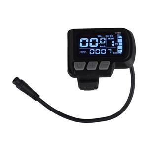 전기 자전거 계기판 24V 36V 48V LCD 디스플레이 6 핀 방수 인터페이스 케이블 전자 자전거 컨트롤러 액세