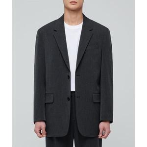 무신사 스탠다드 MUSINSA ANDAR D 오버사이즈 블레이저 차콜 그레이 MMJJK101-CG 585258