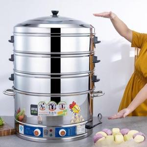 업소용 전기찜기 만두 떡 찜통 가정용 스텐 고구마 보온기 딤섬