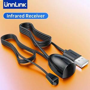 Unnlink 적외선 연장 케이블 TV 케이스 용 USB IR 수신기 DVD 프로젝터 IP 홈 시어터 셋쏘 리모콘 컨트롤러