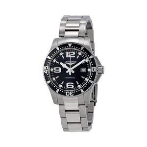 [론진] L3.730.4.56.6 하이드로 콘퀘스트 남성 메탈 쿼츠 39mm