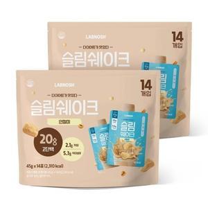 랩노쉬 슬림쉐이크 45g x 28개 - 인절미 간편한 맛있는 고단백질 다이어트