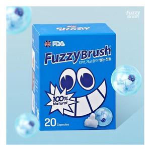 Fuzzy Brush 퍼지브러쉬 (20개입) 껌처럼 씹는 일회용 칫솔