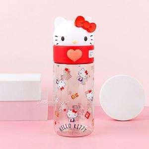 [기타]산리오 헬로키티 입체 피규어 물통 500ml