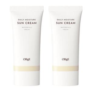 오브제 데일리 수분 에센스 선크림 50ml SPF 50+ 2개