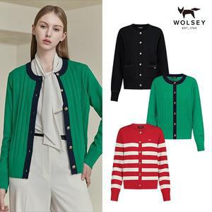 [울시][Wolsey] 울시 25SS 여성 가디건 _3종 세트