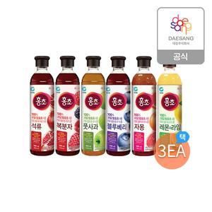 [청정원][본사직영]청정원 홍초900ml 6종 3개 골라담기