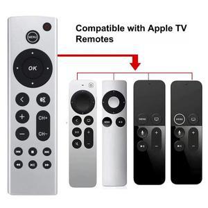 Apple TV 4K/Gen 1 2 3 4/HD A2843 A2737 A2169 A1842 A1625 A1378 A1218에 맞는 음성 원격제어 없음