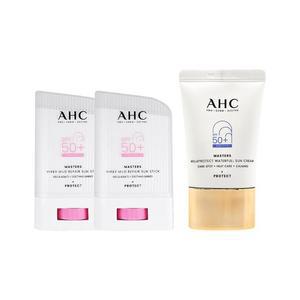 [홈쇼핑 최신] AHC 마스터즈 선스틱 22g 2개+선크림 40ml 1개