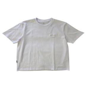 [스노우피크] 에어로쿨 우븐 패치 반팔 티셔츠 White S25MMF4WH
