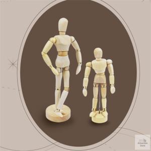 어트랙션 데생 미술 장식 나무 구관 관절 목각인형 11cm 20cm 구관인형