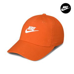 나이키 모자 언스트럭처드 퓨추라 워시드 남자 여성 볼캡 오렌지 FB5368-819