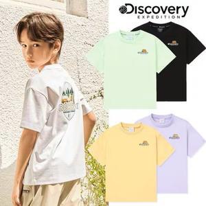[디스커버리키즈](본점)[정상가 49,000원] 키즈 픽셀 그래픽 냉감 반팔티셔츠 DKRS77043,DKRS7G043,DKRS...