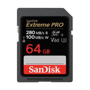 샌디스크 SD카드 익스트림 프로 Extreme Pro II 64GB SDSXEP 280MB/s EL