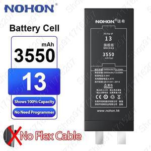 NOHON iphone 호환 13 12 Mini 14 15 Pro 11 XR XS Max 교체 용 배터리 수리 BMS 100% 건강 고용량