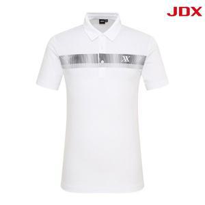 [JDX_골프][JDX] 남성 사선 프린트 잠재권축 제에리(X2TSU2552WH)