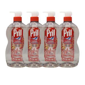 헨켈 프릴 맑은 식초 산뜻한 자몽향 700ml 4개 주방세제