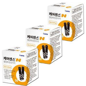 [태리]아이센스 케어센스N 시험지 150매 혈당 스트립 검사지 긴유효기간 당뇨 소모성 재료