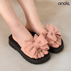 [아나이스] 블라썸 왕리본 슬리퍼 3cm_25S141