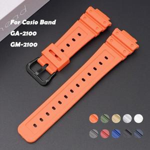 스포츠 실리콘 스트랩, 카시오 GA2100 퀵릴리즈 고무 시계 밴드, DW6900 시리즈 액세서리