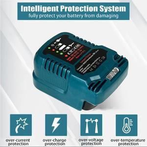 휴대용 리튬 이온 배터리 미니 컴팩트 자동차 충전기, Bosch 가정  정원용, 모든 18V PBA PSB PSR 배터리용