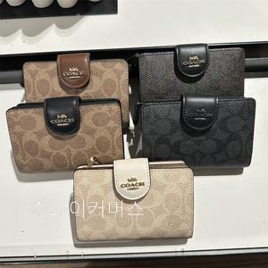 코치 COACH 여자 지갑 시그니쳐 미디엄 지퍼 5컬러지갑 CW786