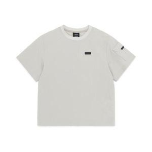 [내셔널지오그래픽키즈]내셔널지오그래픽 키즈 어드벤처 아델리 경량 우븐 반팔티 GRAYBEIGE K252UTS230