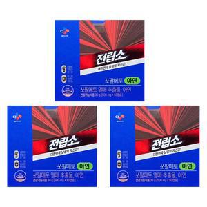 CJ 전립소 쏘팔메토 아연 500mg x 60캡슐 3박스 HIS