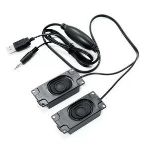 라즈베리 파이 4B/3B 용 듀얼 스피커  드라이브 마이크 사운드 플러그 앤 플레이 USB 포트 채널 오디오 확