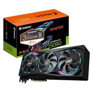 GIGABYTE AORUS 지포스 RTX 5090 MASTER D7 32GB 피씨디렉트-FA