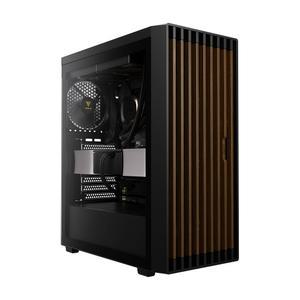 :겜디아스 GAMDIAS AURA GC4 ELITE 컴퓨터 PC 케이스 (월넛)