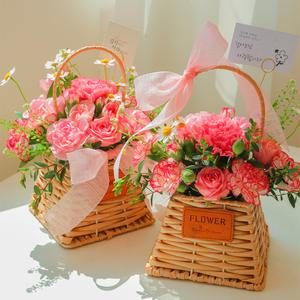 생화 카네이션 꽃바구니 만들기 어버이날 선물 diy 키트