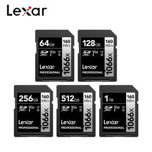 Lexar 프로페셔널 UHS-I 메모리 카드 DSLR 1066x SD 128GB 1TB 플래시 V30