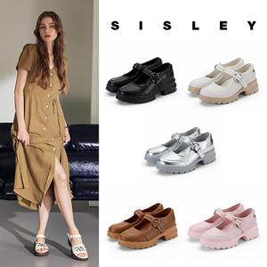 [정상가 17만원] [SISLEY] 25SS NEW 시슬리 램스킨 메리제인 스니커즈