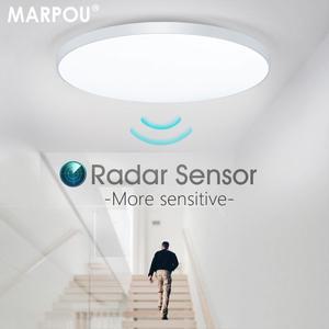 현관센서등 센스등 MARPOU 레이더 센서 LED 천장 조명 화이트 복도용 모션 220V 15W 20W 40W 50W