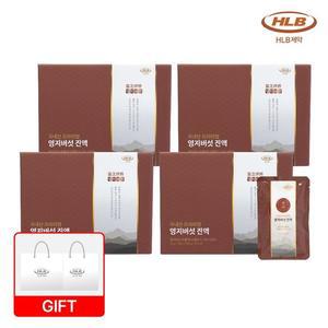 국내산 프리미엄 영지버섯 진액 4박스(총 120포)+쇼핑백 2장