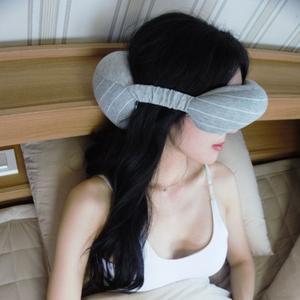 2in1 차량용 휴대용 목쿠션 수면 안대 베개 눈건조할온열 찜질팩 아이패치 스팀 다래끼 온열기 안마 핫팩